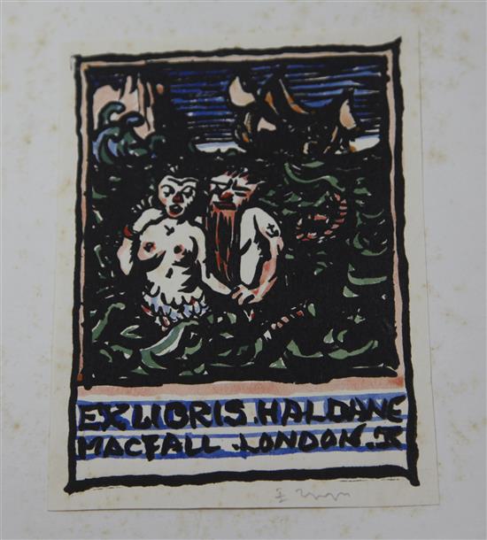 A small collection of works relating to Sir Frank Brangwyn, from the Library of the late Dr. Philip Tombleson of Ditchling Brangwyn, Fr